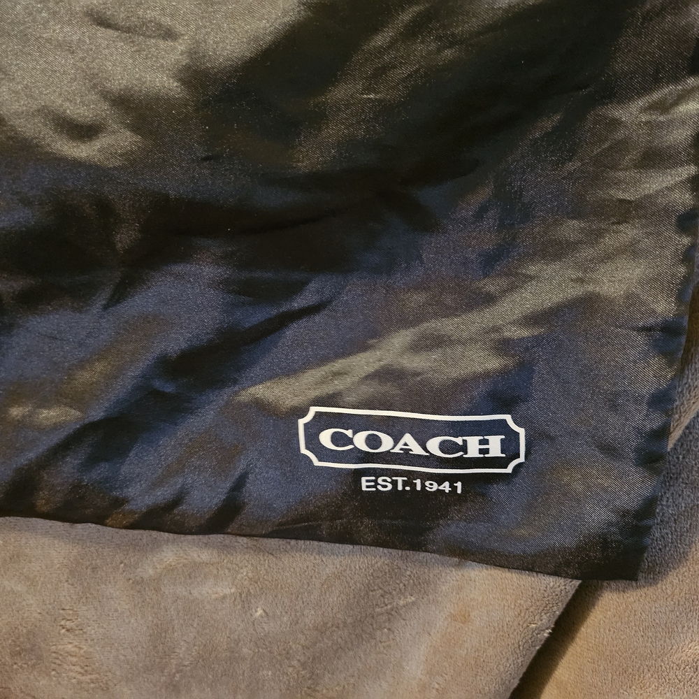 Coach Black Satin Bag